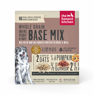 The Honest Kitchen Dog Dehydrated Base Mix Whole Grain Fruit & Veg 7 lb.