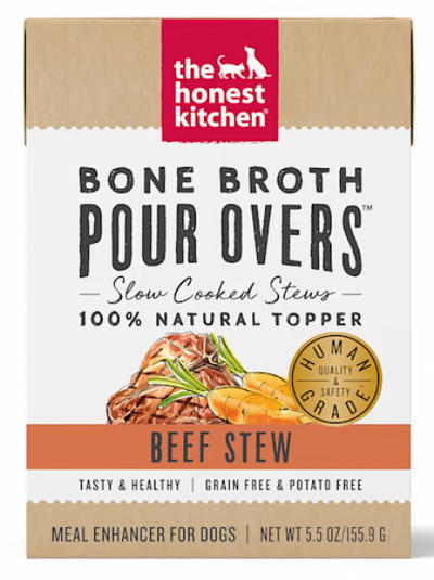 The Honest Kitchen Bone Broth Pour Over Beef Stew 5.5 oz.