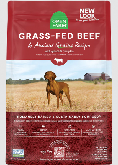 Open Farm Dog Dry Ancient Grain Beef 22 lb.