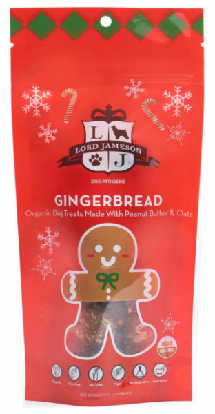 Lord Jameson Dog Treat Holiday Gingerbread 6 oz.