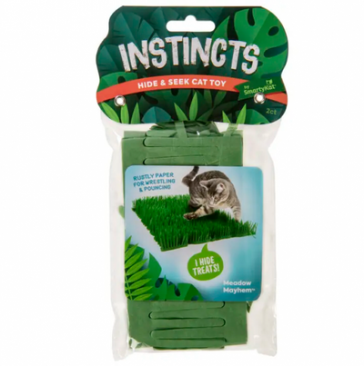 Instinct Cat Toy Meadow Mayhem Hide + Seek Grass