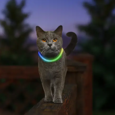 Nite Ize NiteMeow Cat Rechargeable LED Safety Necklace