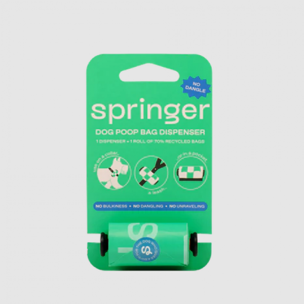 Springer Dog Poop Bag Dispenser + 1 Roll