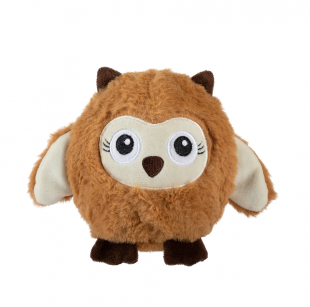 Fringe Toy Dont Ruffle My Feathers Owl Rubber Plush