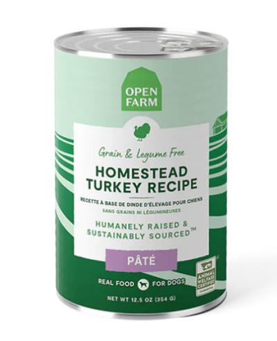 Open Farm Dog Canned Homestead Turkey 12.5 oz