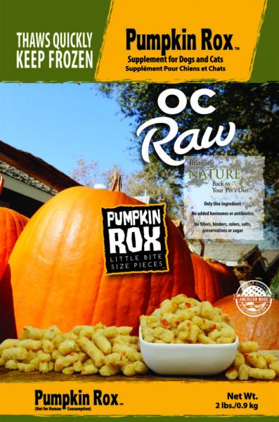 OC Raw Frozen Pumpkin Rox 2 lb