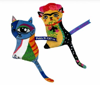 Kong Cat Toy Artz Kahlo / Picasso 2 pack