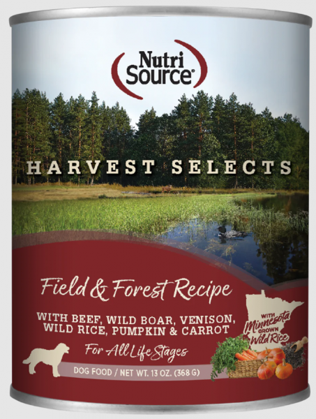 Nutrisource Dog Can Harvest Select Field & Forest 13 oz.