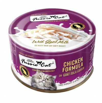 Fussie Cat Can Goat Milk Chicken 2.47 oz