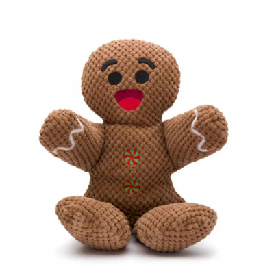 Fabdog Holiday Floppy Gingerbread Man Small