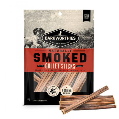 Barkworthies Smoked Beef Gullet 6"