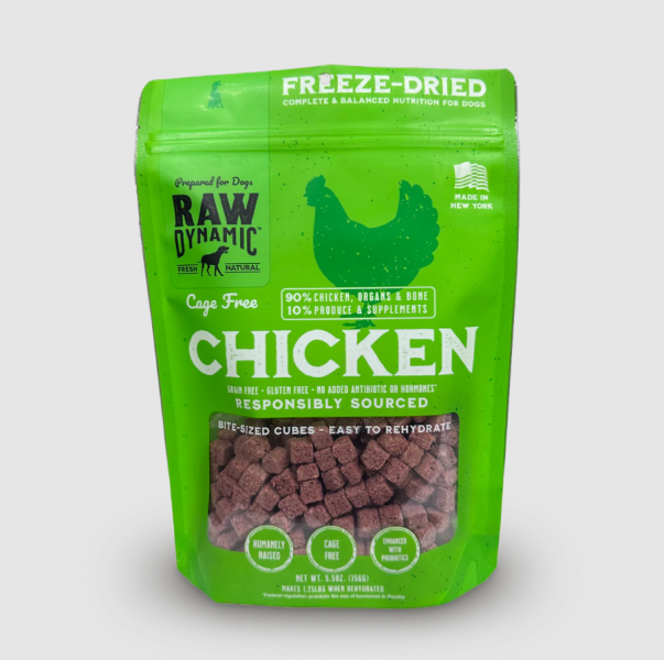 Raw Dynamic FD Dog Food Chicken 14 oz