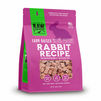 Raw Dynamic FD Dog Food Rabbit 5.5 oz