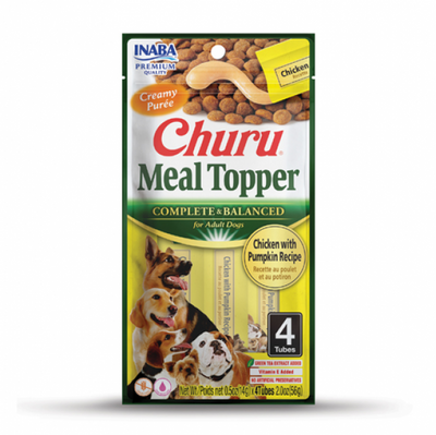 Inaba Dog Churu Meal Topper Chicken w/ Pumpkin 5.7 oz