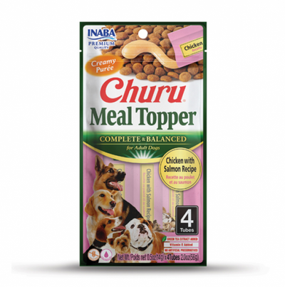 Inaba Dog Churu Meal Topper Chicken w/ Salmon 5.7 oz