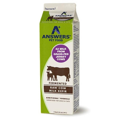 Answers* Raw Cow's Milk Kefir 1 Qt.