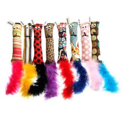 Pet Candy Catnip and Feather Squirrels