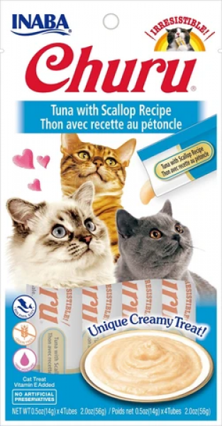 Ciao Churu Purees Tuna w/ Scallop 2 oz. 4 pk