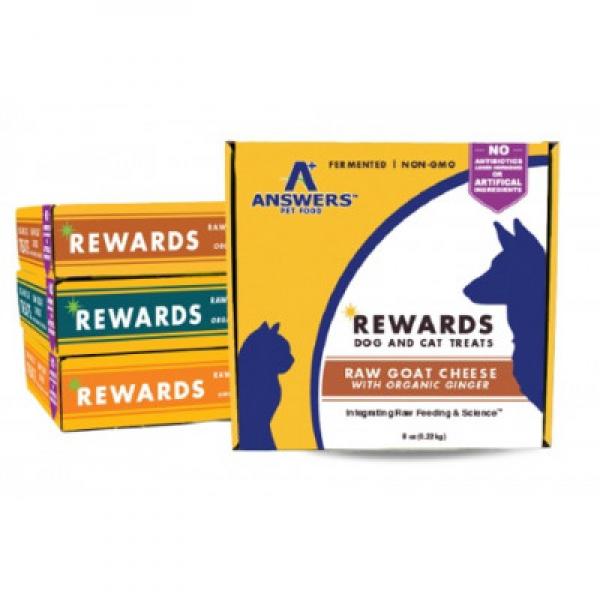 Answers* Frozen Raw Goat Milk Cheese Treat w/ Ginger 8 oz.