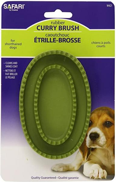 Coastal Safari Rubber Curry Dog Brush