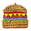 PawzNDogz Dog Toy Snuffle Mat Juicy Hamburger