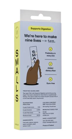 Smalls Cat Treat Lickable Salmon 8 pk