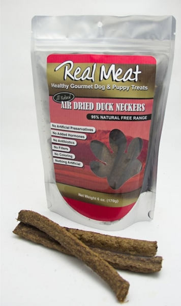 Real Meat Duck Neckers 6 oz.