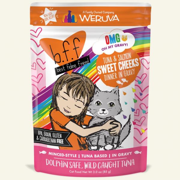 Weruva BFF Pouch Tuna & Salmon Sweet Cheeks 3 oz.