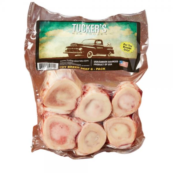 Tucker's Frozen Beef Bones Toy Breed 6 ct.