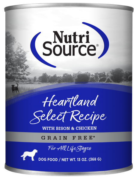 Nutrisource Dog Can Heartland Select 13 oz.