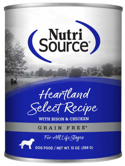 Nutrisource Dog Can Heartland Select 13 oz.