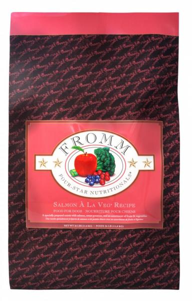 Fromm 4 Star Salmon A La Veg for Dogs 26 lb