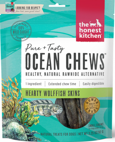The Honest Kitchen Beams Ocean Chews Wolffish Smalls 3.25 oz.