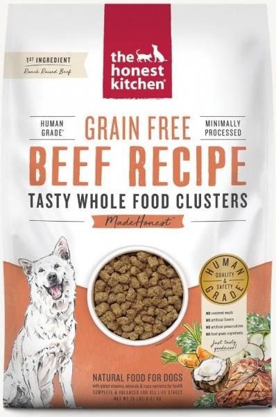 The Honest Kitchen Whole Food Clusters GF Beef 20 lb