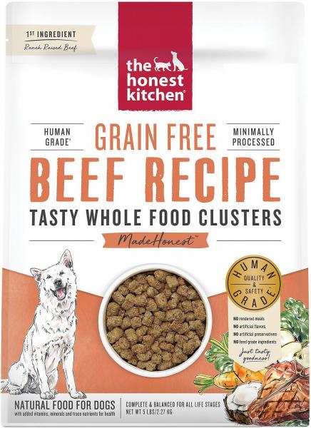 The Honest Kitchen Whole Food Clusters GF Beef 5 lb