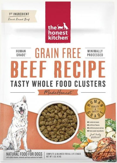 The Honest Kitchen Whole Food Clusters GF Beef 1 lb