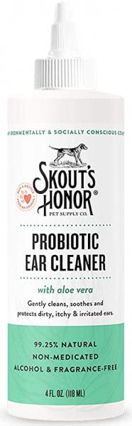 Skout's Honor* Wellness Probiotic Dog Ear Cleaner 4 oz.
