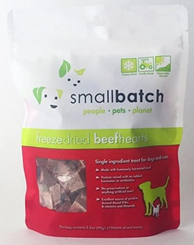 Small Batch FD Treat Beef Hearts 3.5 oz
