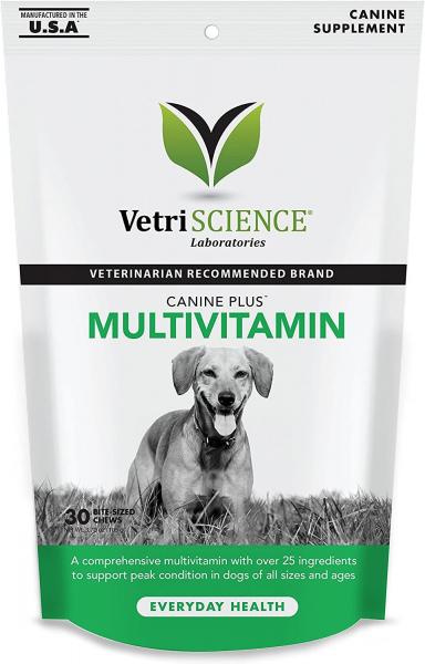 Vetri Science* Dog 27+ Active Health Chew Vegetable Multi Vitamin 30 ct.