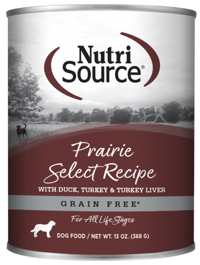 Nutrisource Dog Can Prairie Select 13 oz.