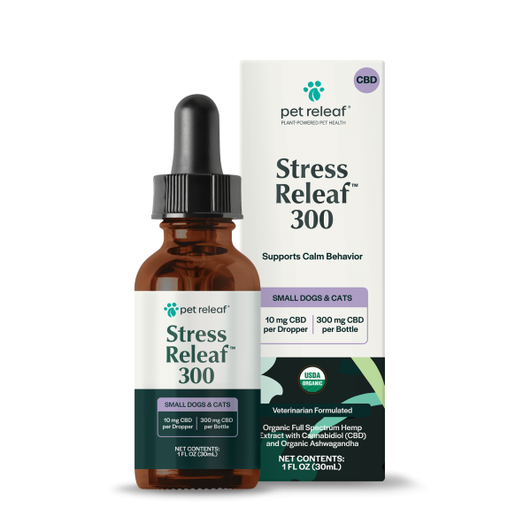 Pet Releaf* Stress Releaf Organic Hemp Oil 300 mg