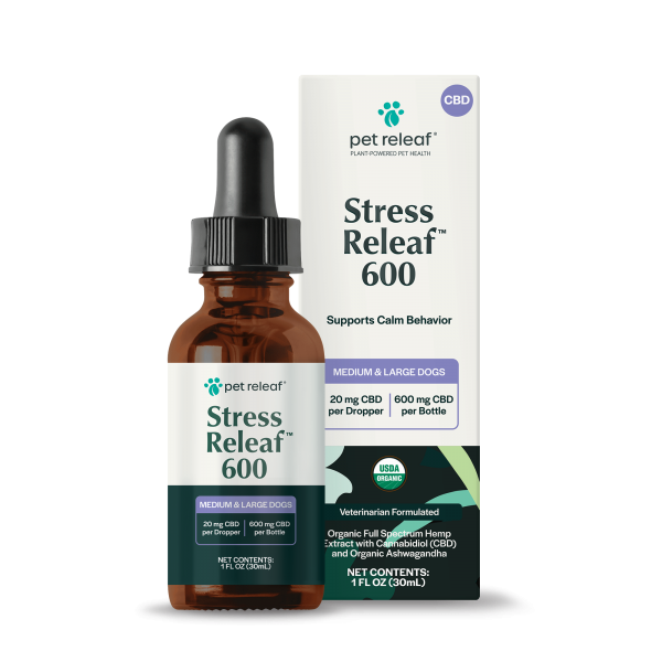 Pet Releaf* Stress Releaf Organic Hemp Oil 600 mg