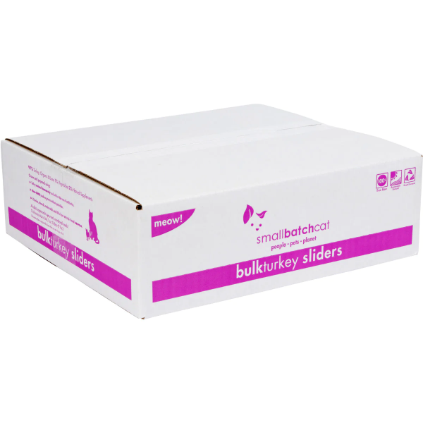SO Small Batch Frozen Cat Bulk Sliders Turkey 9 lb