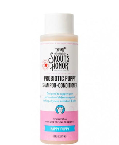 Skout's Honor* Grooming Shampoo & Conditioner Happy Puppy 16 oz.