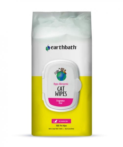 Earthbath* Cat Wipes Hypollergenic