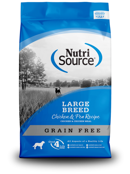 Nutrisource Large Breed Chicken & Pea 26 lb.