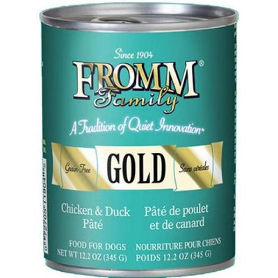 Fromm Gold Dog Can GF Duck and Chicken Pate 13 oz