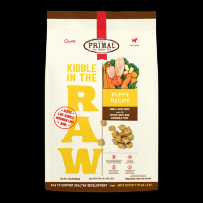 Primal Dog Food Kibble in the Raw Puppy 1.5 lb