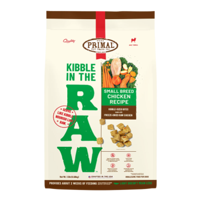 Primal Dog Food Kibble in the Raw Small Breed 1.5 lb