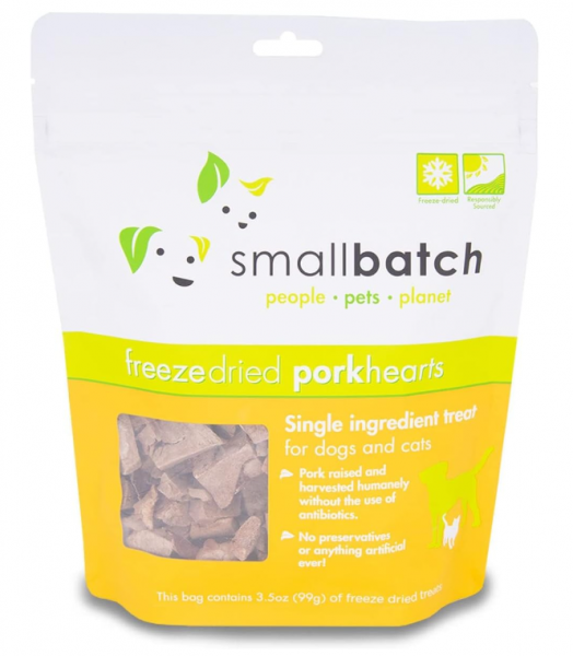 Small Batch FD Hearts Pork 3.5 oz.
